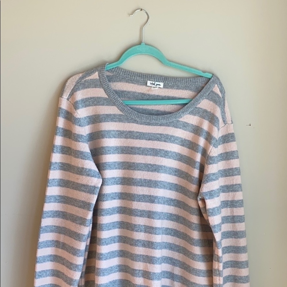 Tribal striped sweater